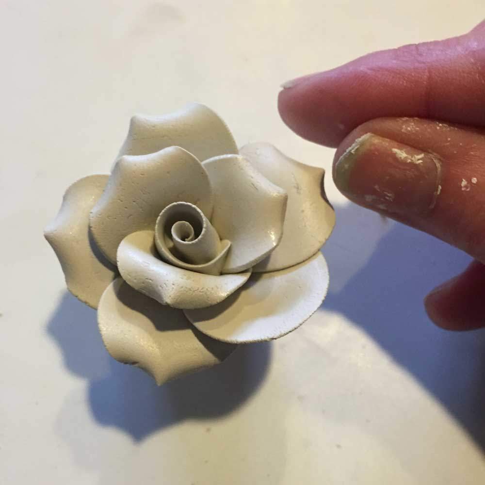 Clay Roses · A Clay Flower · Molding on Cut Out + Keep · Creation