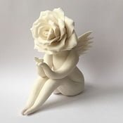 Angel Rose Figurine