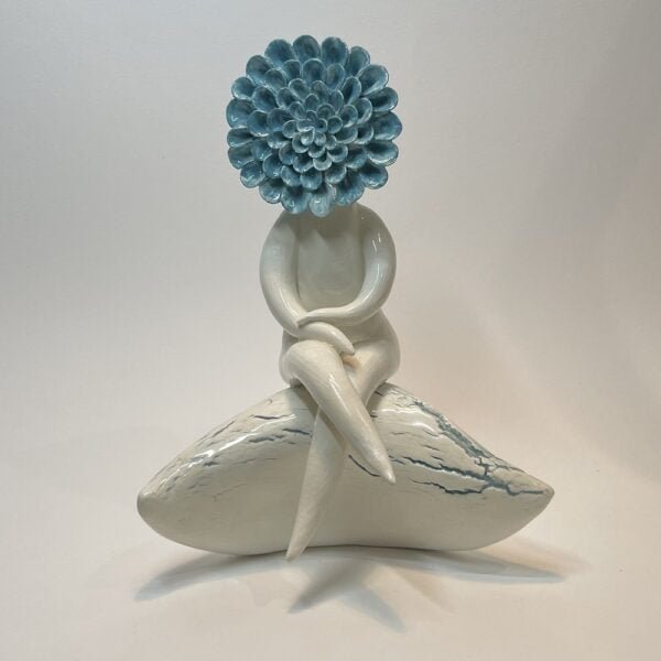 Lady Dahlia Ceramic Sculpture