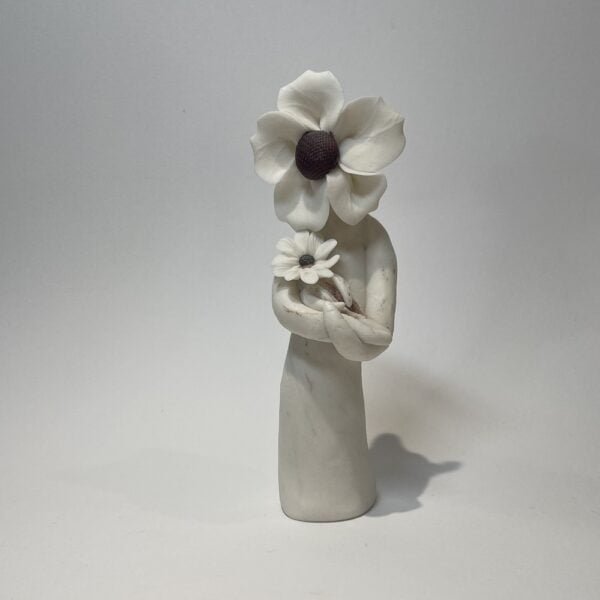 Anemone Mum Flower Figurine Sculpture
