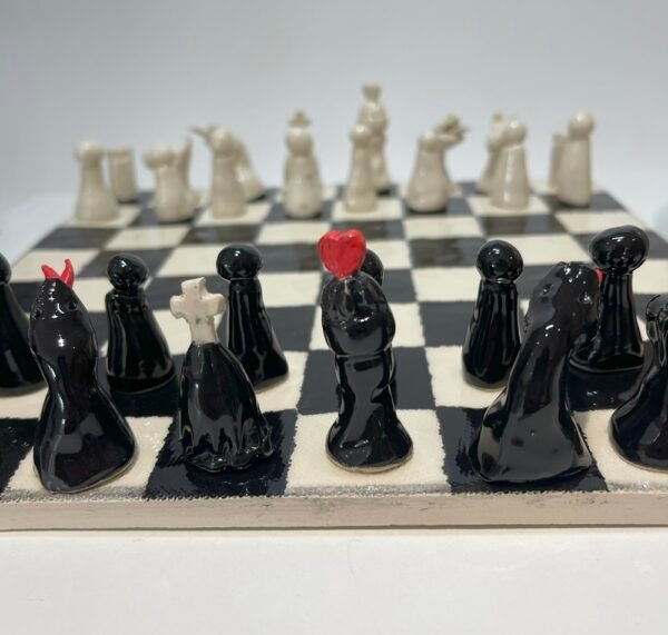 ceramic chess board