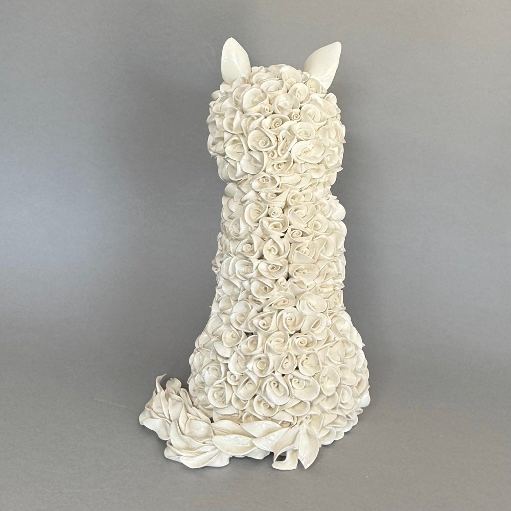 Purrrfect Floral Cat Back