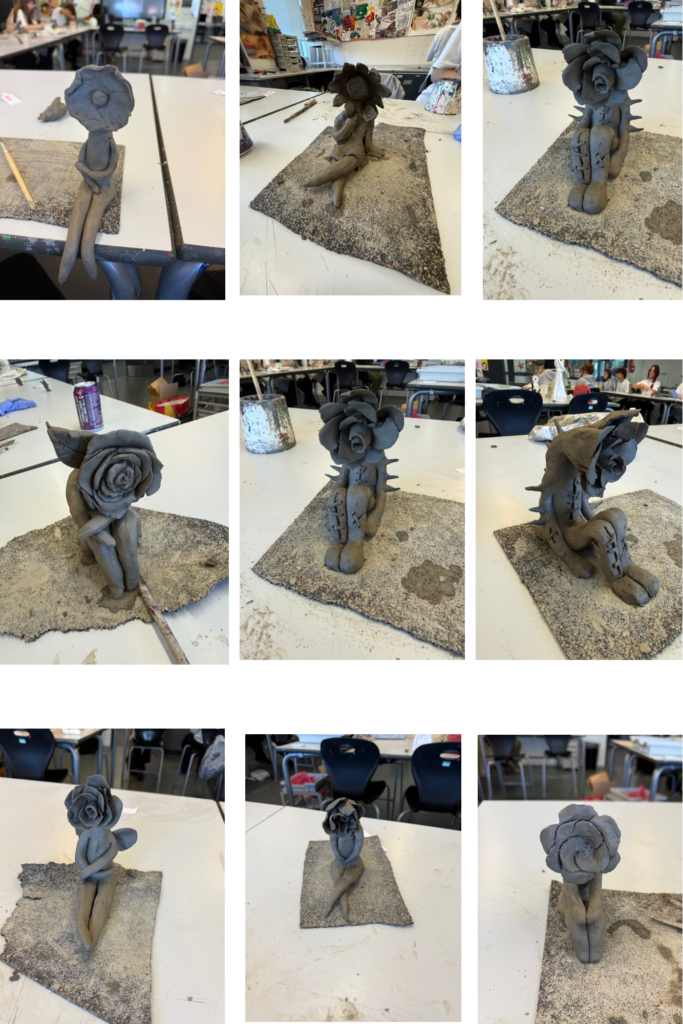 Flower People Sculptures by BOA Academy Students