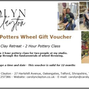 Potters Wheel Experience Voucher
